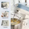 Ariete 1588 Vintage mikseris, planetārais mikseris maizei, picai, kūkām un konditorejas izstrādājumiem, 5,5 L tilpums, 7 ātrumi, 2400 vati, pasteļzils