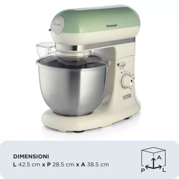 Virtuves kombains Ariete 1588 2400 W 5,5 L Zaļš Balts