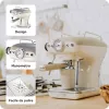 Ariete 1389 Vintage Espresso kafijas automāts - Espresso kafijas automāts maltai kafijai vai ESE kapsulām, pasteļbēšā krāsā
