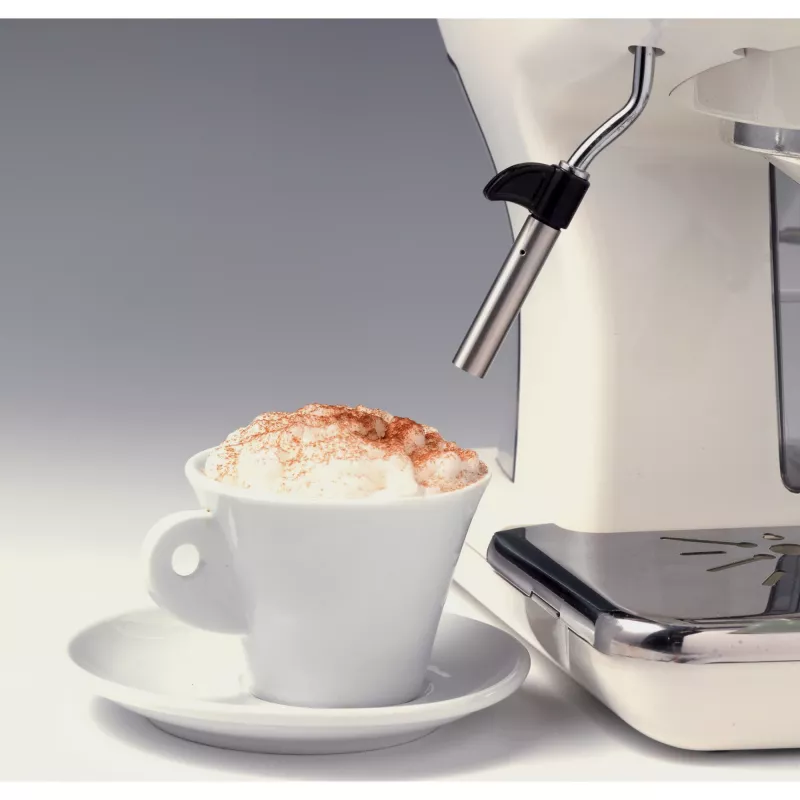 Ariete 1389 Vintage Espresso kafijas automāts - Espresso kafijas automāts maltai kafijai vai ESE kapsulām, pasteļbēšā krāsā