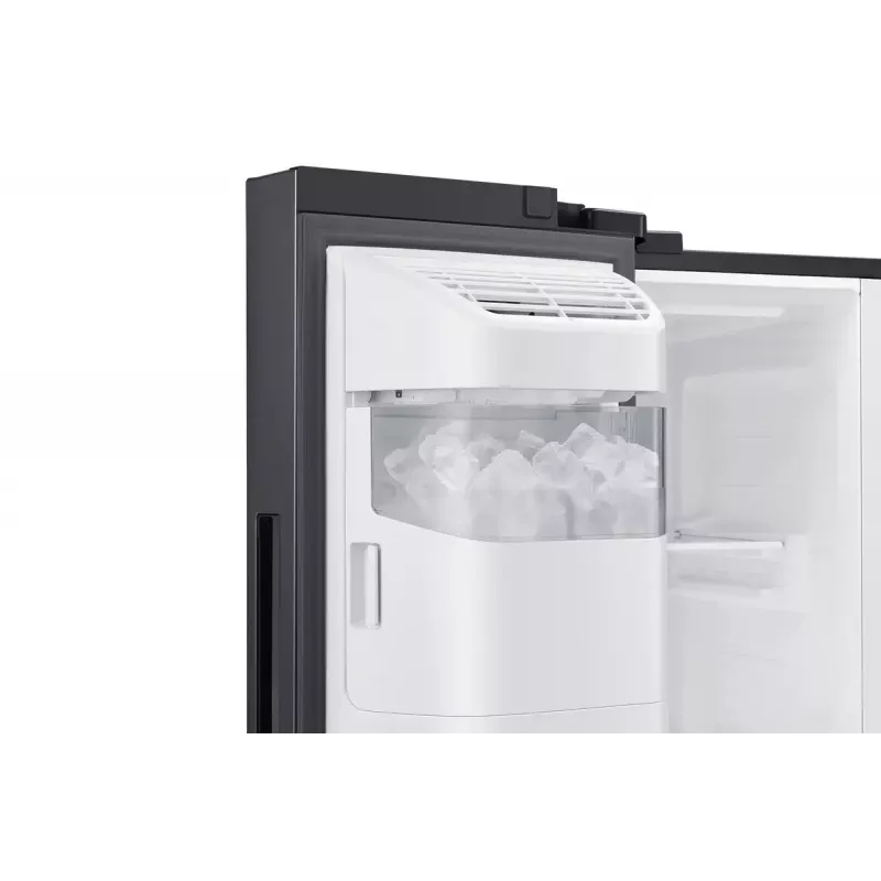Samsung RS64DG5303B1 ledusskapis ar sānu durvīm Brīvi stāvošs 628 L Melns, Nerūsējošais tērauds