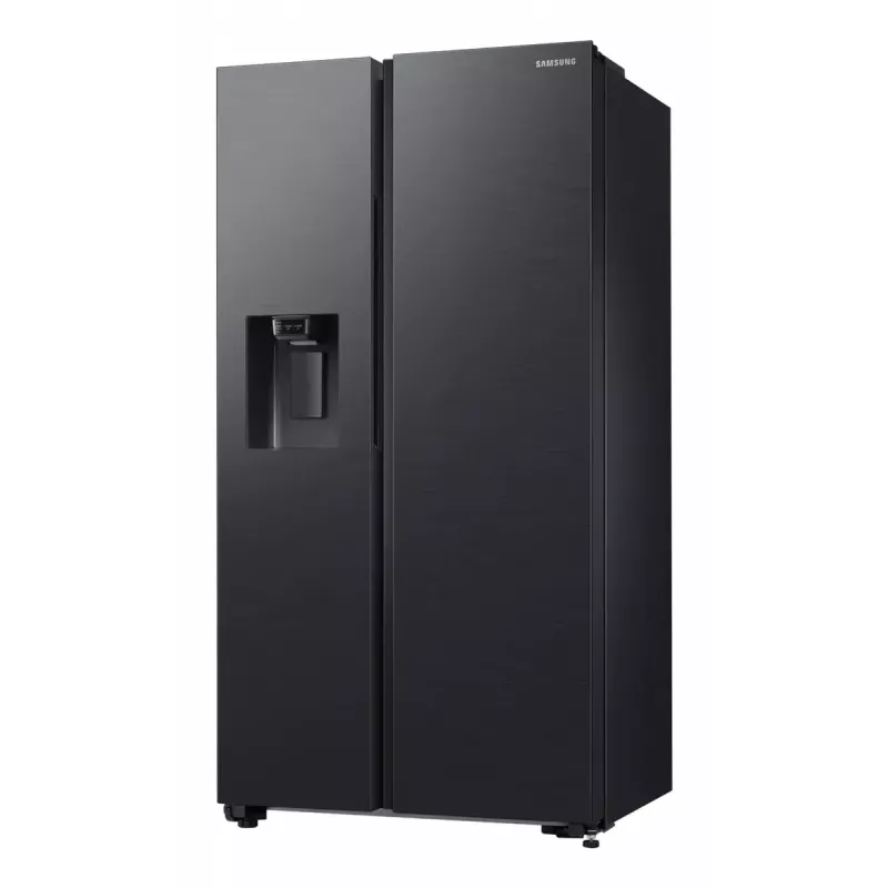 Samsung RS64DG5303B1 ledusskapis ar sānu durvīm Brīvi stāvošs 628 L Melns, Nerūsējošais tērauds