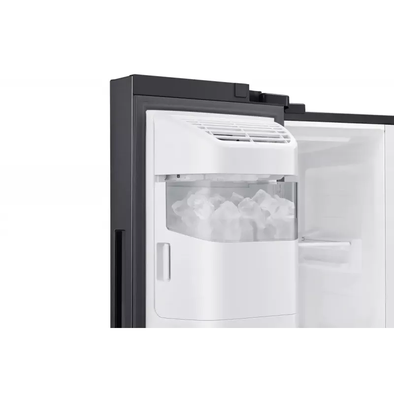 Samsung RS64DG5303B1 ledusskapis ar sānu durvīm Brīvi stāvošs 628 L Melns, Nerūsējošais tērauds