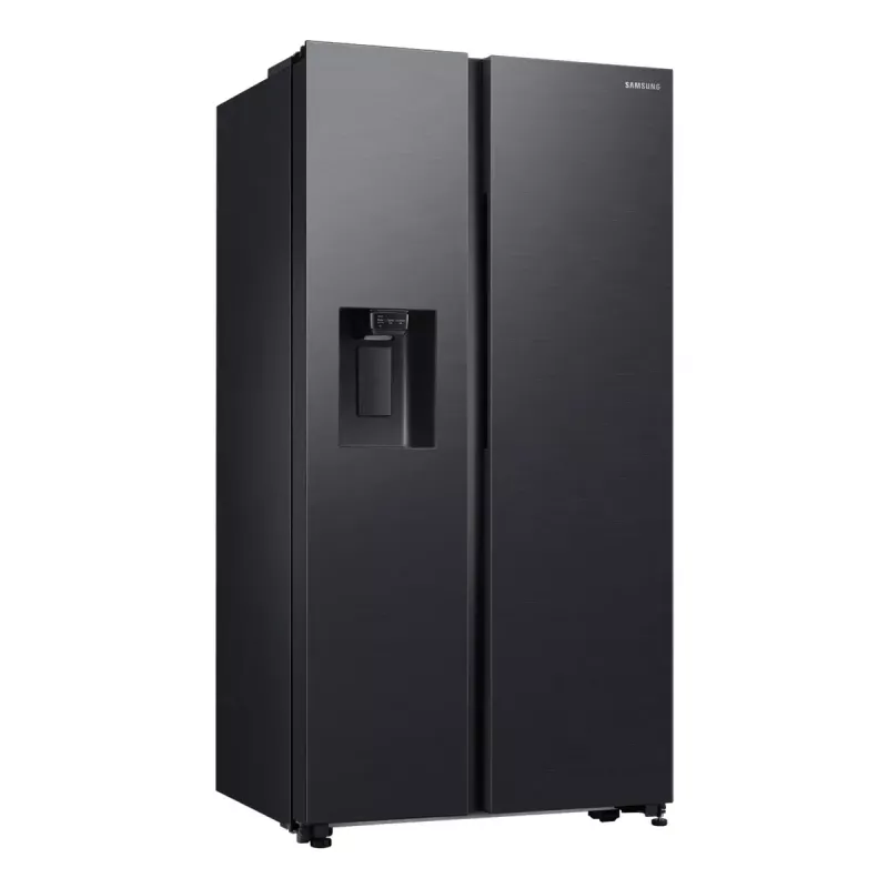 Samsung RS64DG5303B1 ledusskapis ar sānu durvīm Brīvi stāvošs 628 L Melns, Nerūsējošais tērauds