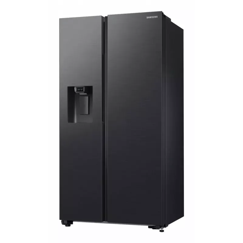 Samsung RS64DG5303B1 ledusskapis ar sānu durvīm Brīvi stāvošs 628 L Melns, Nerūsējošais tērauds