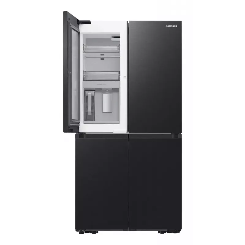 Samsung RF65DG960EB1 ledusskapis ar sānu durvīm Brīvi stāvošs 646 L Melns
