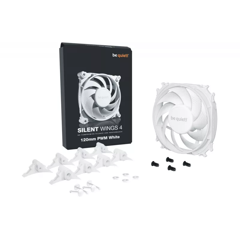 be quiet SILENT WINGS 4 | 120mm PWM balts datora korpusa ventilators 12 cm 1 gab.