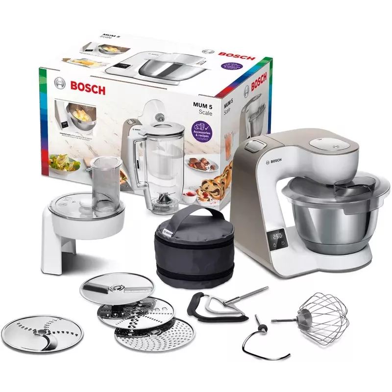 Bosch MUM5XW20 virtuves kombains 1000 W 3,9 L balts