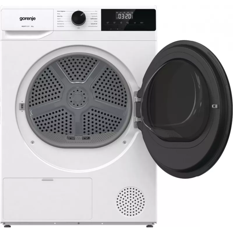 Gorenje DHNA92/DE veļas žāvētājs Brīvi stāvošs Ielādēšana no priekšas 9 kg Balts