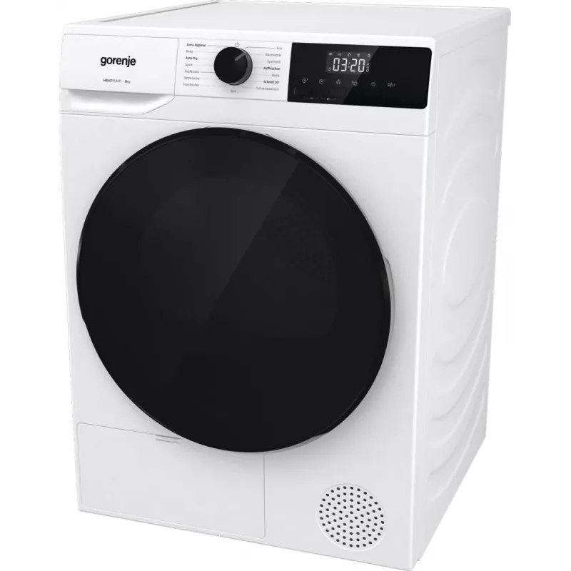 Gorenje DHNA92/DE veļas žāvētājs Brīvi stāvošs Ielādēšana no priekšas 9 kg Balts