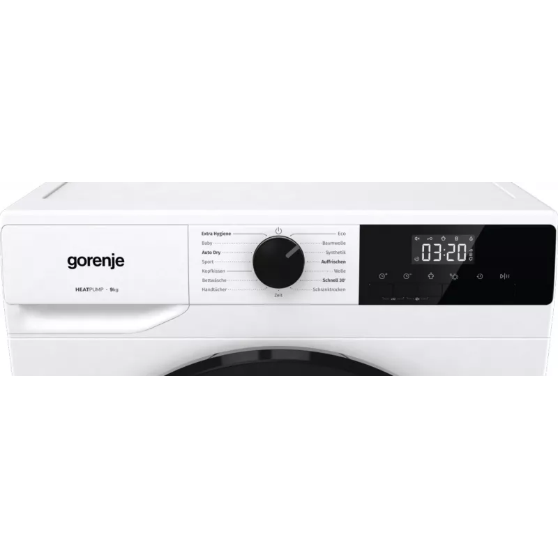 Gorenje DHNA92/DE veļas žāvētājs Brīvi stāvošs Ielādēšana no priekšas 9 kg Balts