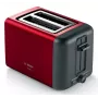 Bosch TAT3P424DE tosteris 2 šķēlēm 970 W melns, sarkans