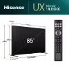 Hisense 85UXNQ 2,16 m (85 collas) 4K Ultra HD Smart TV Wi-Fi Melns, Pelēks 700 cd/m²