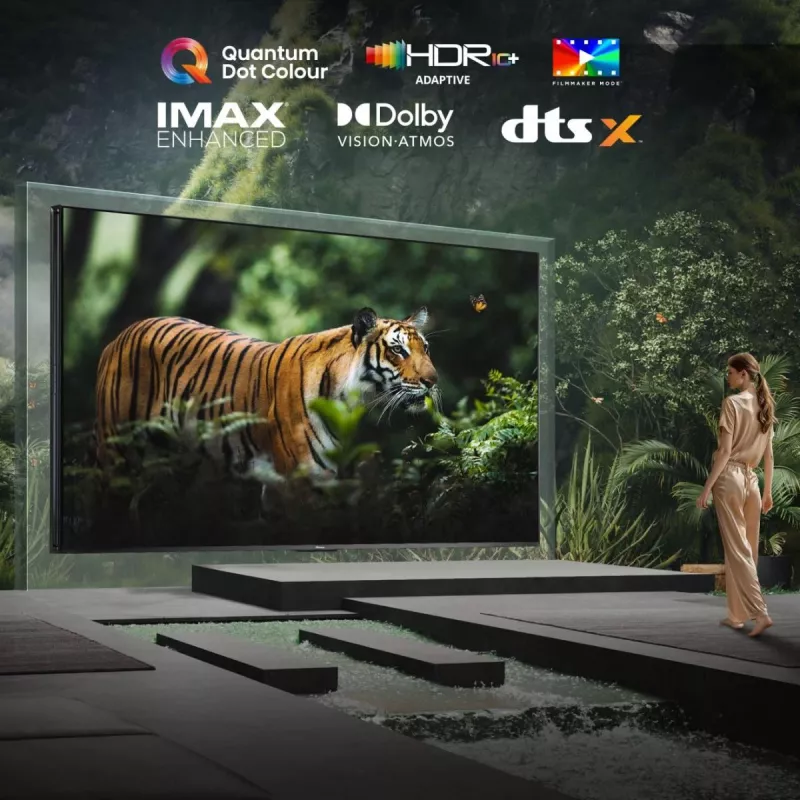 Hisense 85UXNQ 2,16 m (85 collas) 4K Ultra HD Smart TV Wi-Fi Melns, Pelēks 700 cd/m²