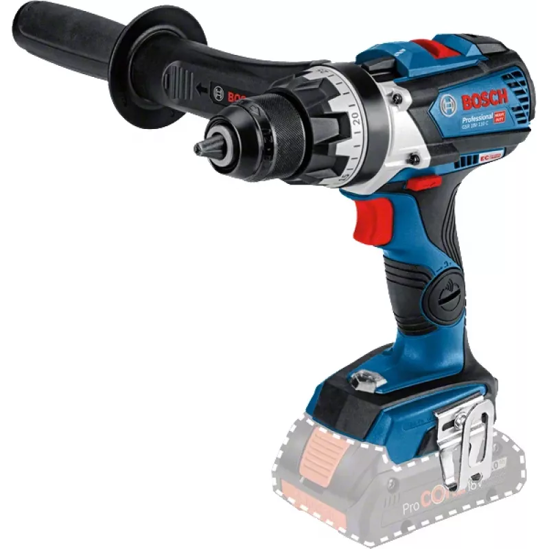 Bosch GSR 18V-110 C 2100 apgr./min bezatslēgas 1,8 kg melna, zila