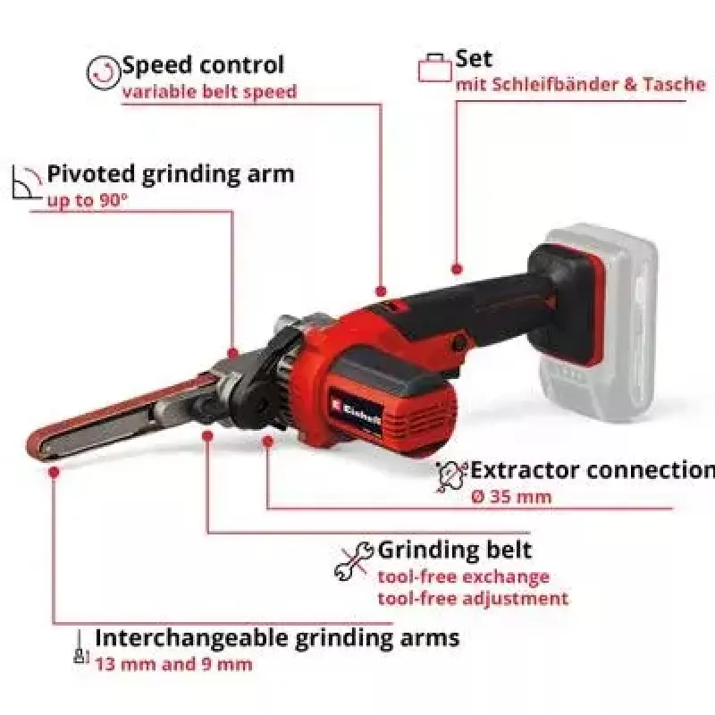 Einhell TE-BF 18 Li-solo leņķa slīpmašīna