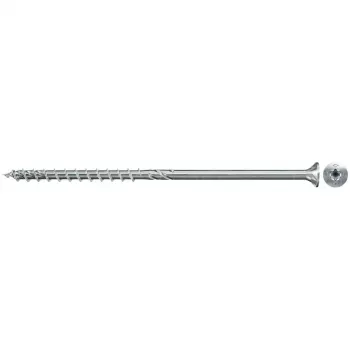 Koka konstrukciju skrūve FISCHER PowerFast II 8.0x220 mm ar iegremdēto galvu TX galvanizēta