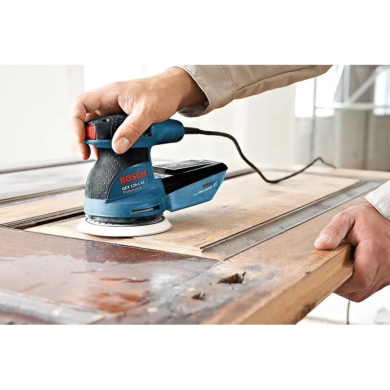 Bosch GEX 125-1 AE Professional orbitālslīpmašīna 12000 apgr./min 24000 osc./min Melna, Zila, Sarkana