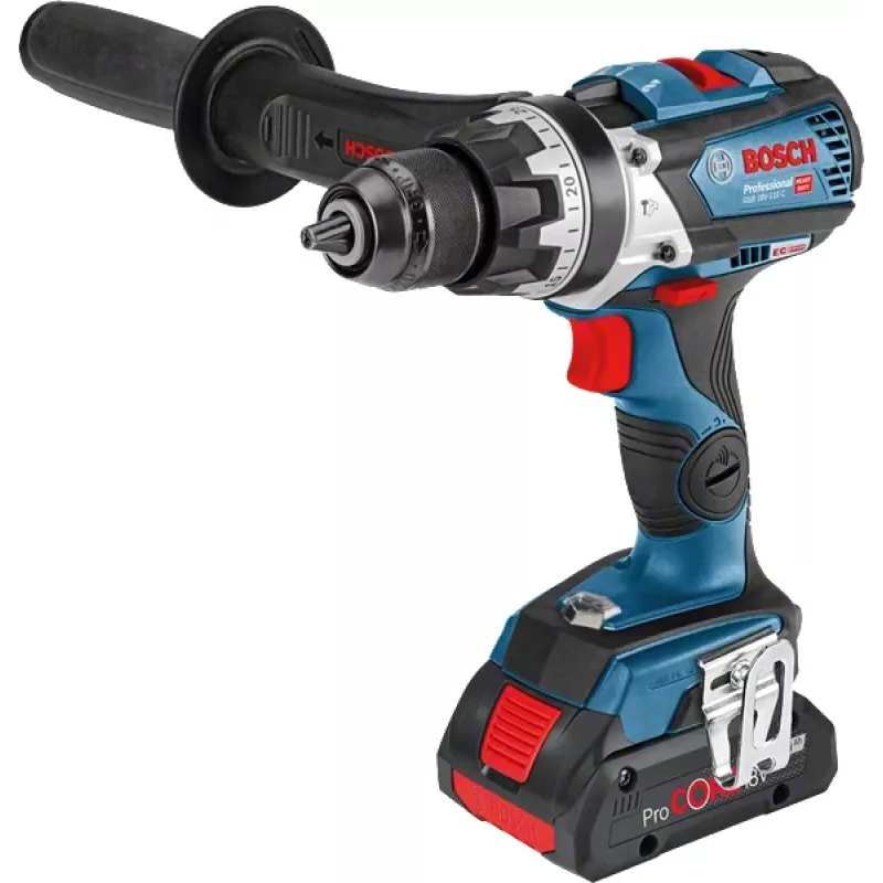 Bosch GSB 18V-110 C 2100 RPM 1.9 kg Melns, Zils