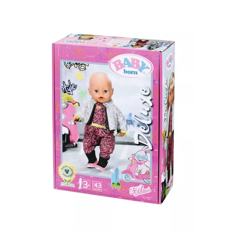 BABY born City Deluxe Scooter Combo leļļu skrejritenis