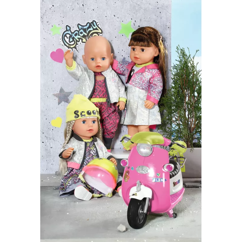 BABY born City Deluxe Scooter Combo leļļu skrejritenis