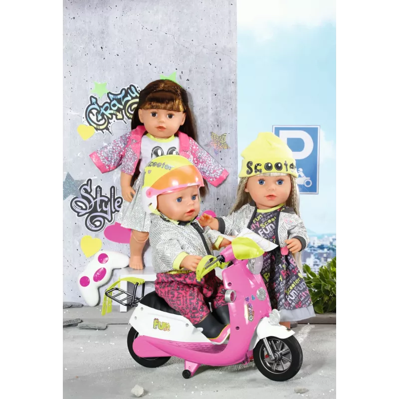 BABY born City Deluxe Scooter Combo leļļu skrejritenis