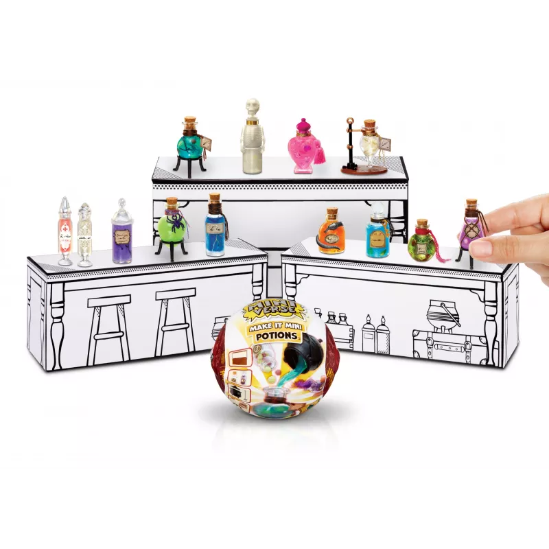 Miniverse - Harry Potter Make It Mini Potions, 8 gadi, Daudzkrāsains, Plastmasa, Sveķi