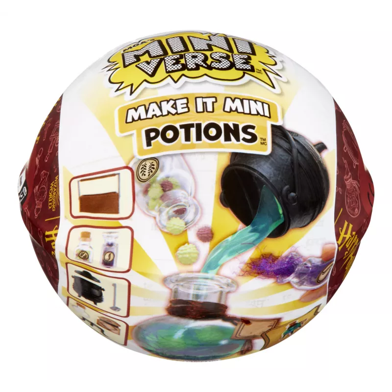 Miniverse - Harry Potter Make It Mini Potions, 8 gadi, Daudzkrāsains, Plastmasa, Sveķi