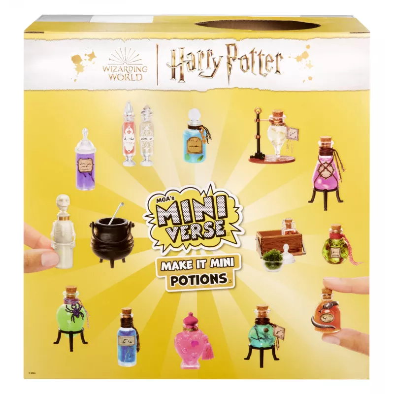 Miniverse - Harry Potter Make It Mini Potions, 8 gadi, Daudzkrāsains, Plastmasa, Sveķi