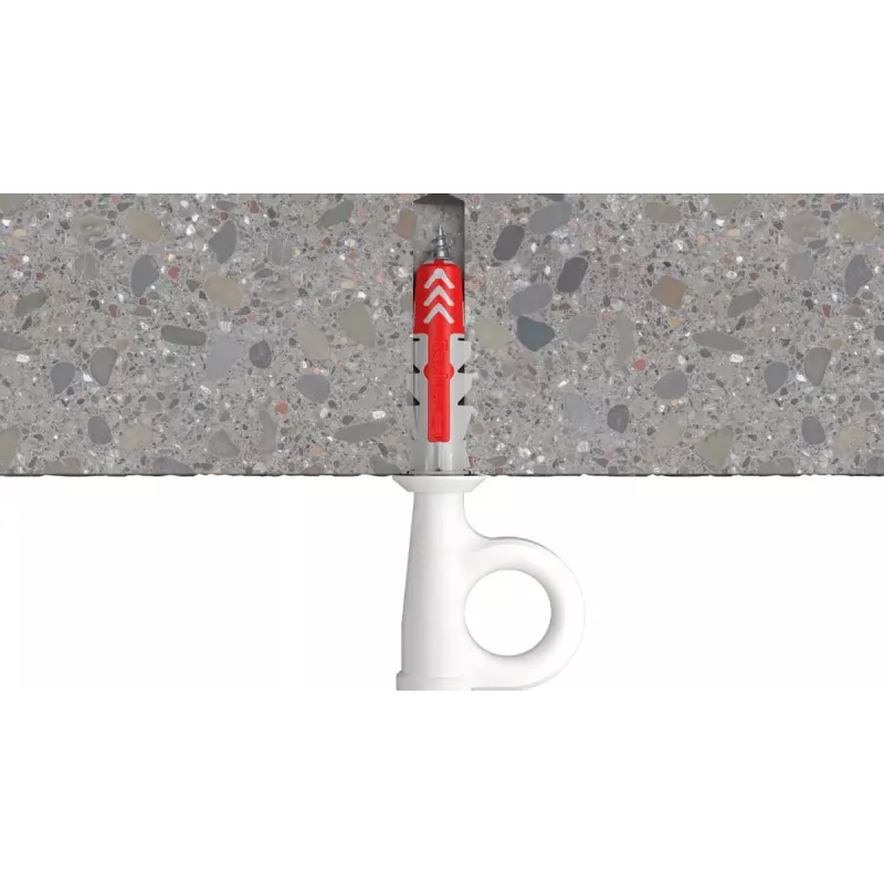 Skrūvju āķu un sienas dībeļu komplekts Fischer 564173 25 gab. Plastmasa 8 mm