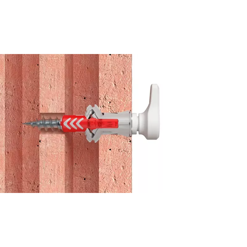 Skrūvju āķu un sienas dībeļu komplekts Fischer 564169 25 gab. Plastmasa 8 mm