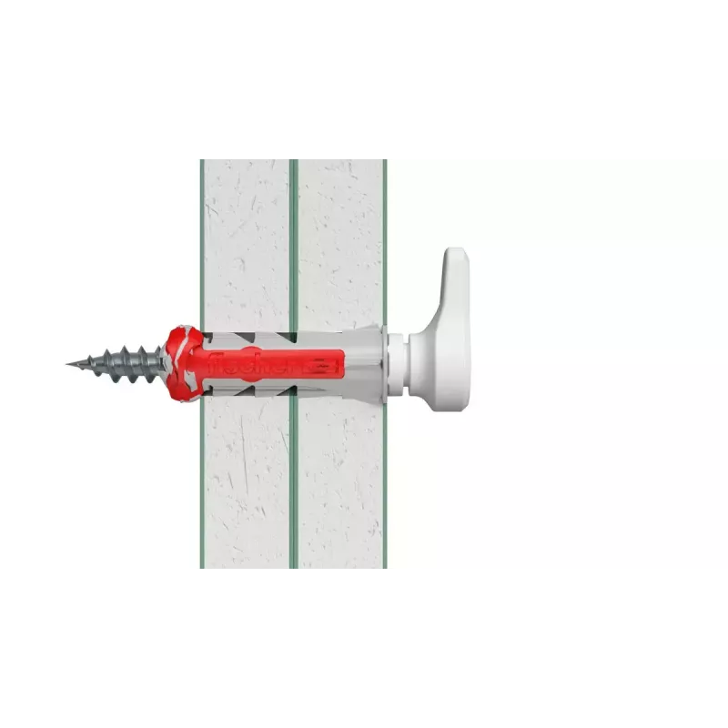 Skrūvju āķa un sienas dībeļu komplekts Fischer 564168 25 gab. 6 mm urbums