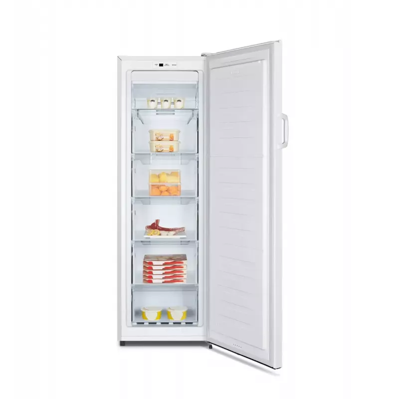 Vertikālā saldētava HISENSE FV245N4AW2 — 194 l No Frost, E klase, 15 kg/24h, labās puses eņģe, balta