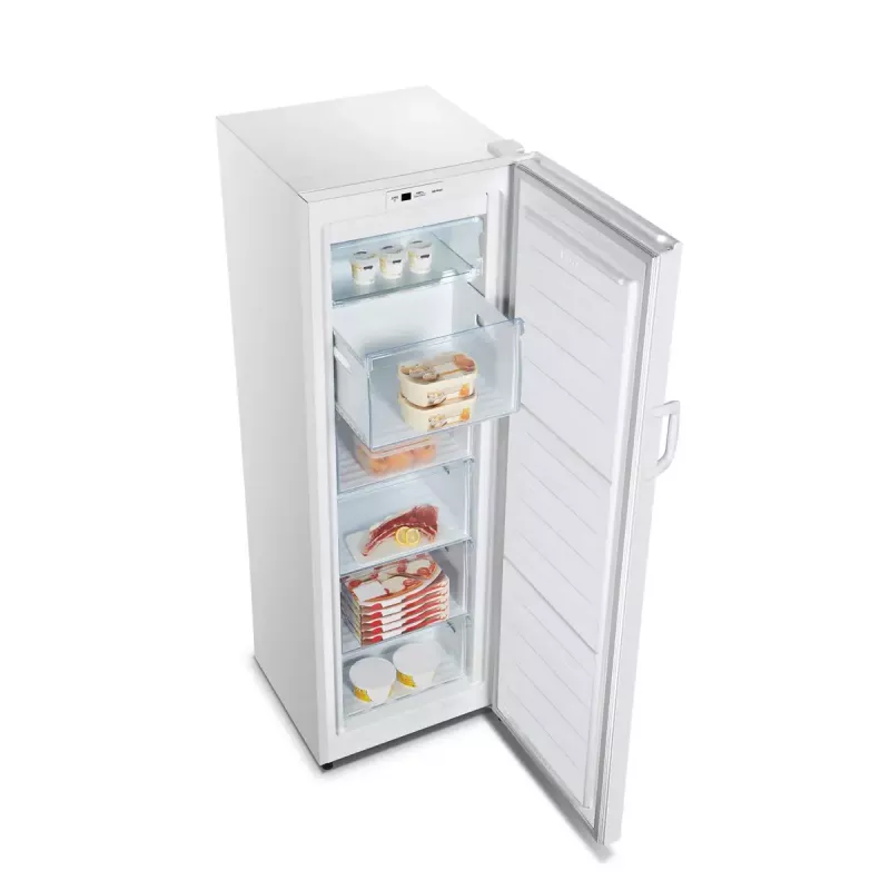 Vertikālā saldētava HISENSE FV245N4AW2 — 194 l No Frost, E klase, 15 kg/24h, labās puses eņģe, balta