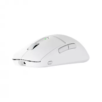 Turtle Beach Burst II Air balta – 2.4GHz bezvadu spēļu pele: 47g īpaši viegla, optiskie slēdži, 26K DPI optiskais sensors, Bluetooth, 120h baterija