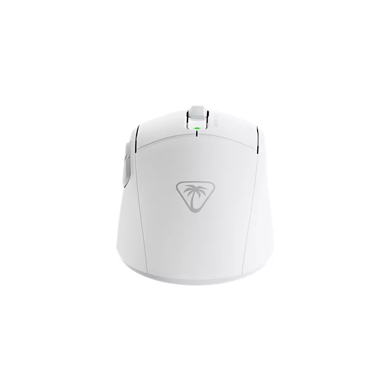 Turtle Beach Burst II Air balta – 2.4GHz bezvadu spēļu pele: 47g īpaši viegla, optiskie slēdži, 26K DPI optiskais sensors, Bluetooth, 120h baterija