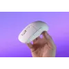 Turtle Beach Burst II Air balta – 2.4GHz bezvadu spēļu pele: 47g īpaši viegla, optiskie slēdži, 26K DPI optiskais sensors, Bluetooth, 120h baterija