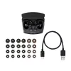 Austiņas Audio-Technica ATH-TWX9 — patiesi bezvadu ievietojamās TWS, 10–40000 Hz, Bluetooth, brūnā krāsā
