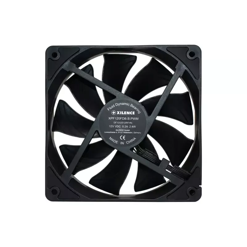 Ventilators Xilence XPF120X.B.PWM 12 cm melns 500–1500 apgr./min šķidruma dinamiskais gultnis
