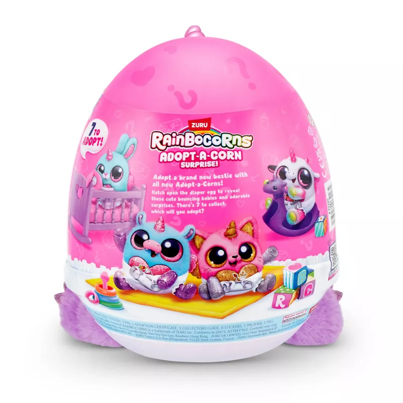 Rotaļu figūra Zuru Rainbowcorns Adopt-A-Corn Surprise — dažāda kolekcionējama mini figūra (asortimenta prece)