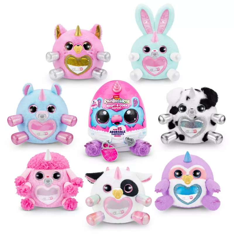 Rotaļu figūra Zuru Rainbowcorns Adopt-A-Corn Surprise — dažāda kolekcionējama mini figūra (asortimenta prece)