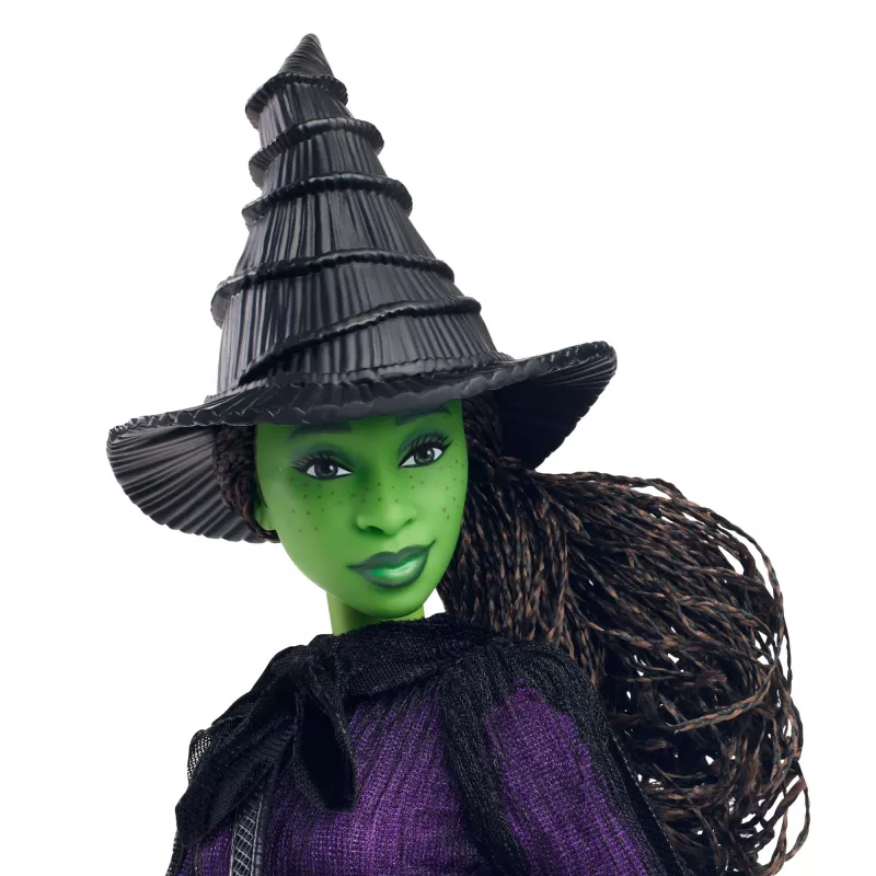 Kolekcionējama lelle MATTEL Wicked Deluxe Elphaba HXY38 – tēla figūra, pozējama, detalizēts kostīms