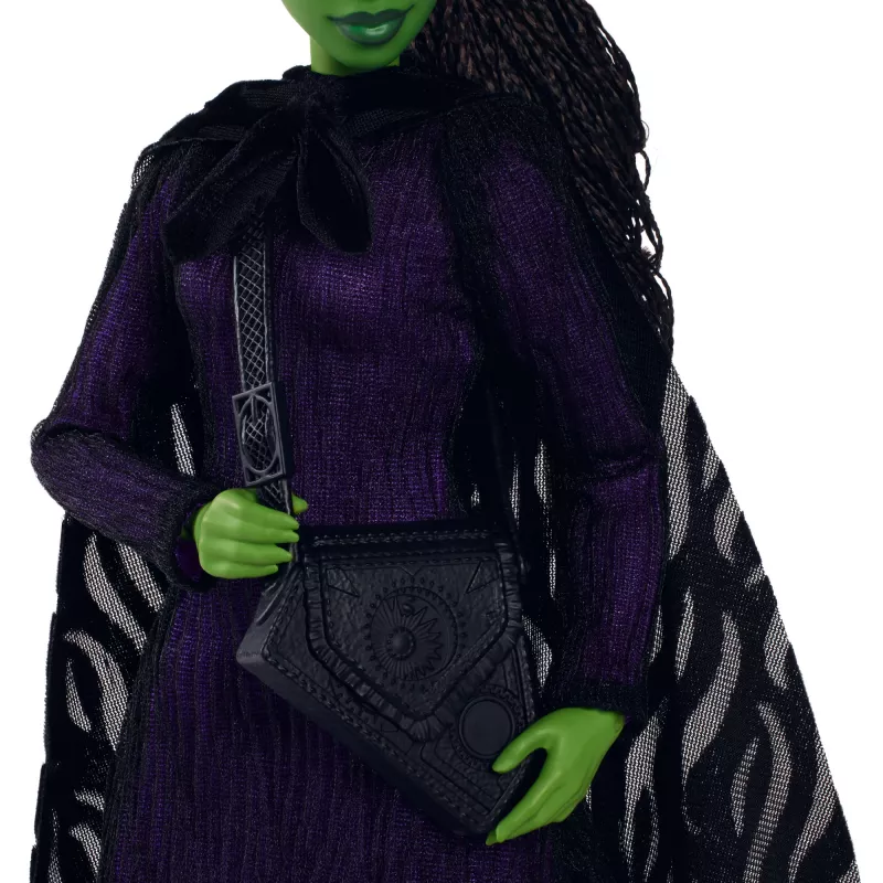Kolekcionējama lelle MATTEL Wicked Deluxe Elphaba HXY38 – tēla figūra, pozējama, detalizēts kostīms