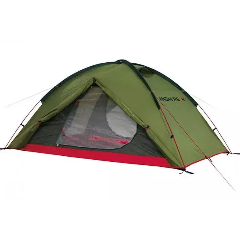 Telts High Peak Woodpecker 3 — 3 personām, zaļi sarkana, modelis N0802