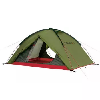 Telts High Peak Woodpecker 3 — 3 personām, zaļi sarkana, modelis N0802
