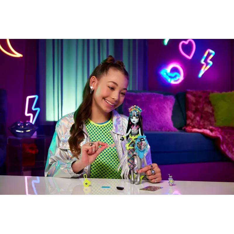 Lelle MATTEL Frankie Stein Monsterfest HXH79 — Monster High kolekcionējama modes lelle