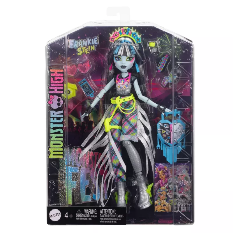 Lelle MATTEL Frankie Stein Monsterfest HXH79 — Monster High kolekcionējama modes lelle