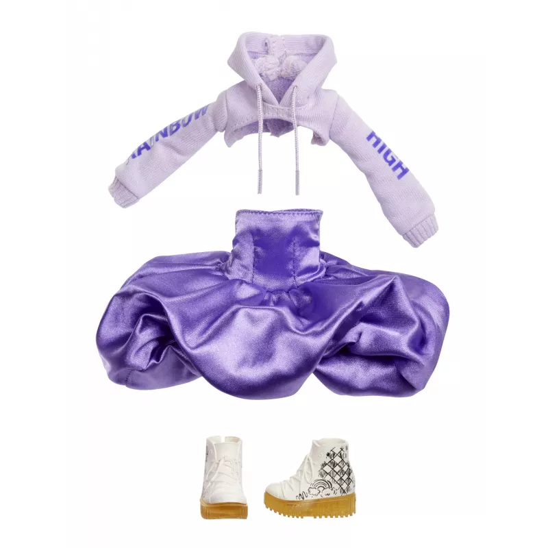 Rainbow High Sparkle & Shine modes lelles - Viola (purpursarkana), Modes lelle, Sieviešu, 4 gadi, Zēns/Meitene, 280 mm, Daudzkrāsaina