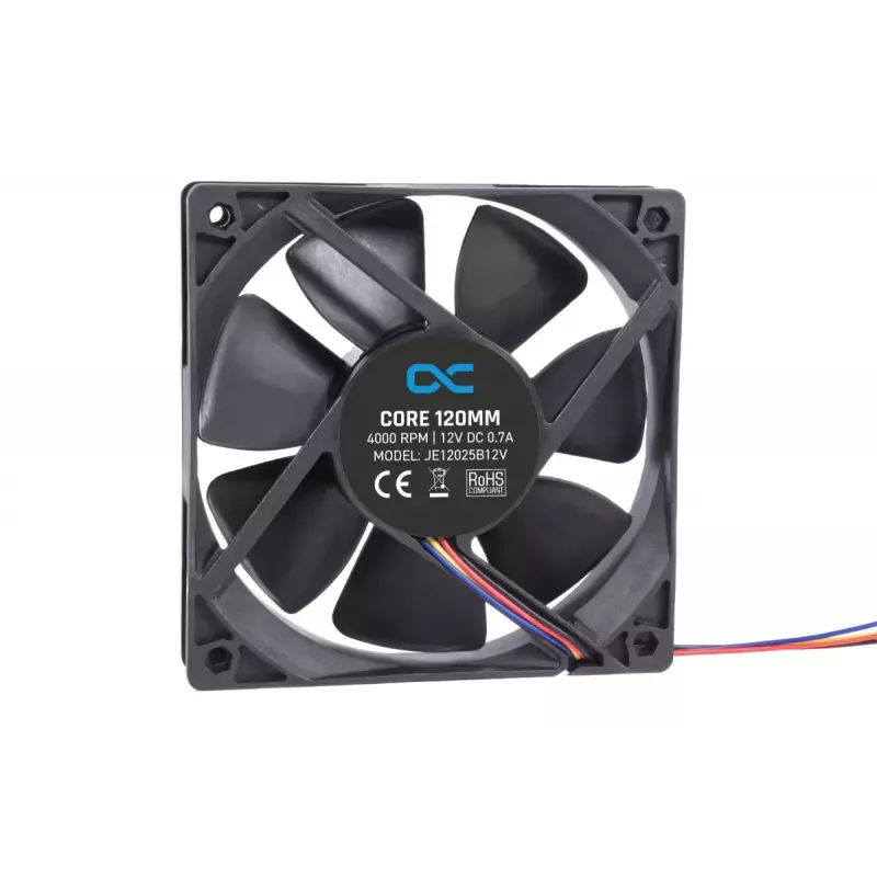 Fan Alphacool 24845 12 cm 4000 RPM Melns