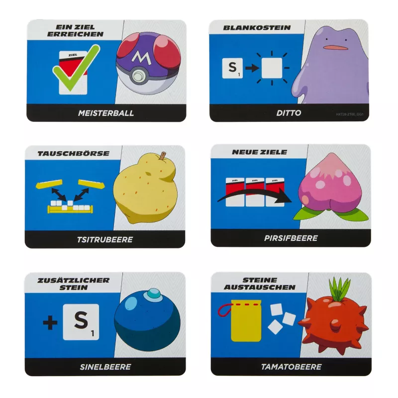 Galda spēle Scrabble Pokémon, klasiska ģimenes vārdu spēle ar diviem spēles variantiem 2–4 spēlētājiem, vācu izdevums
